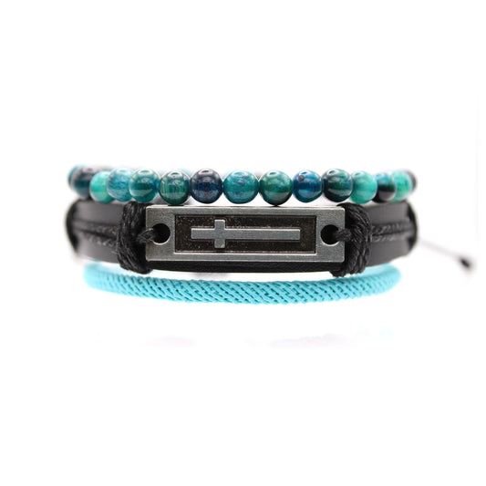 Arctic Mastery Folk Bracelet Set for Men